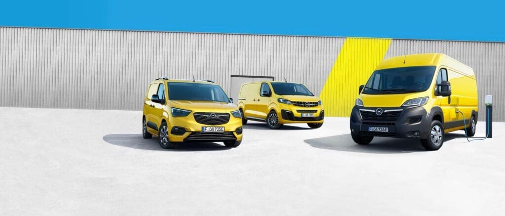 gamma veicoli commerciali opel