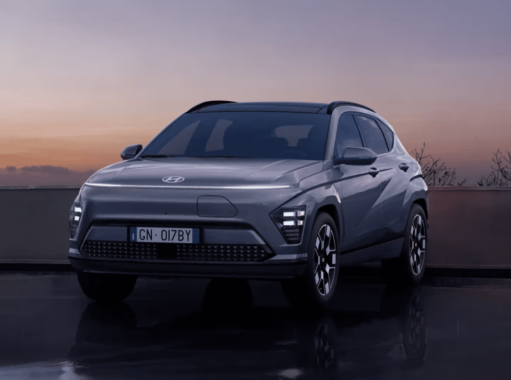 nuovo design futuristico per hyundai kona