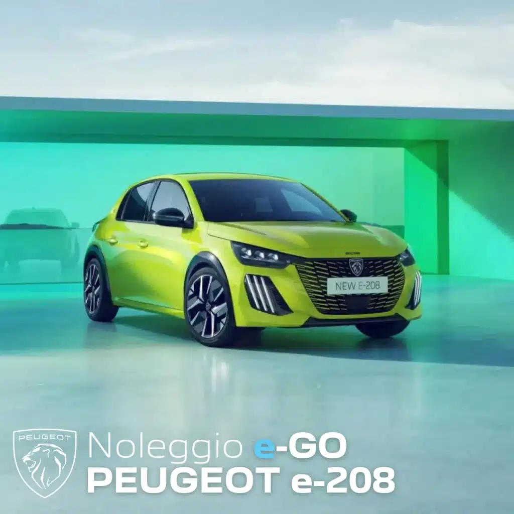 Promozione noleggio Peugeot e-GO nuova 208