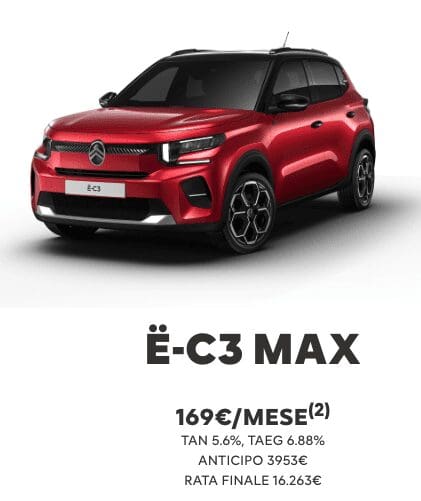promozione nuova Citroën C3 MAX da Ponginibbi Group a Piacenza