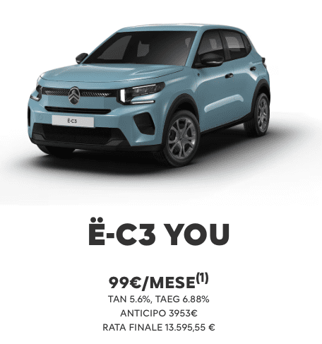 promozione nuova Citroën C3 YOU da Ponginibbi Group a Piacenza