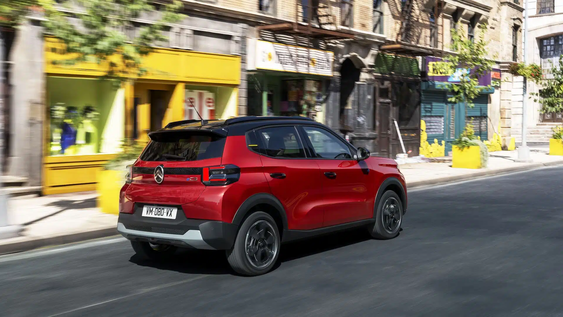 nuova Citroën C3 elettrica 2024 rossa