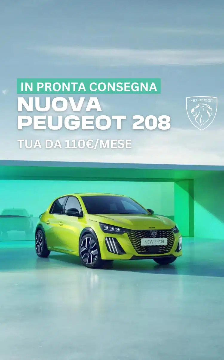 Peugeot 208 - Promozione - Ponginibbi Group Piacenza
