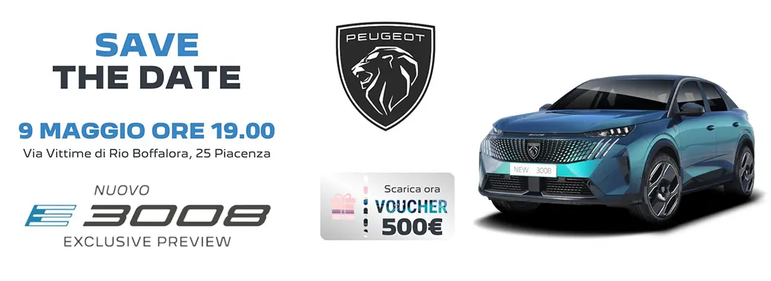 Peugeot E-3008 Ponginibbi Group Piacenza