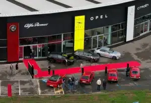 evento alfa romeo esterno