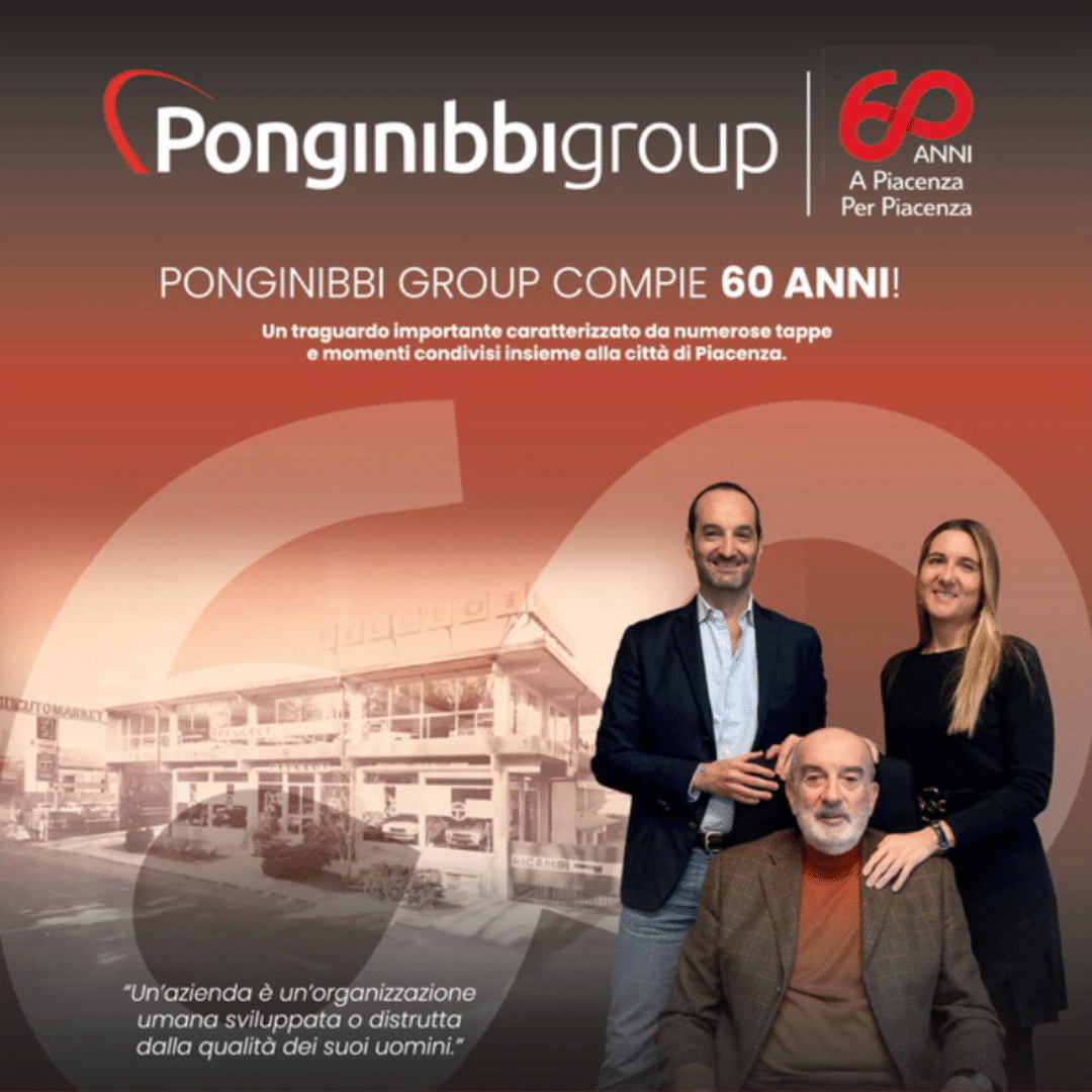 60 anni Ponginibbi Group piacenza